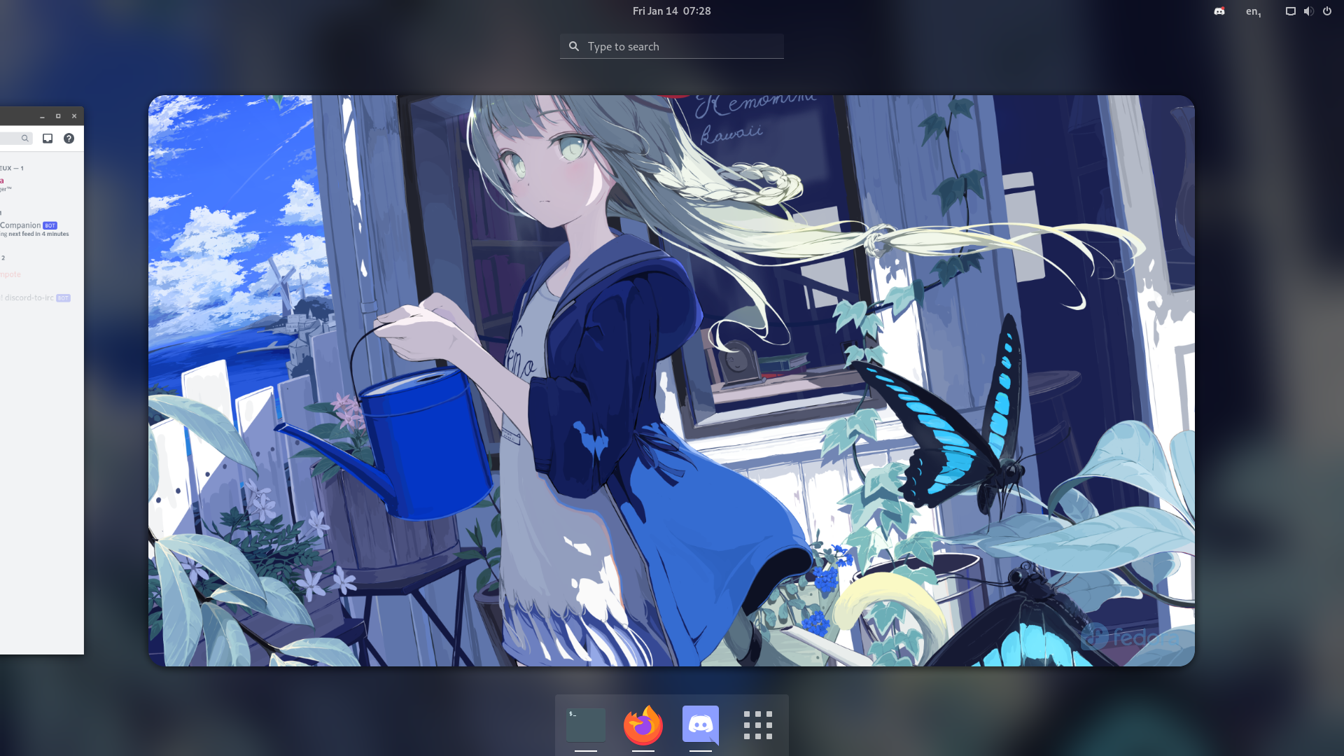 Clean desktop screenshot