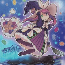 The artwork of Madolche Magileine, a Yu-Gi-Oh! card